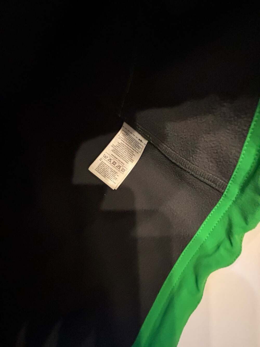 Adidas Green Full-Zip Softshell Performance Jacket Size Small - Picture 3 of 6